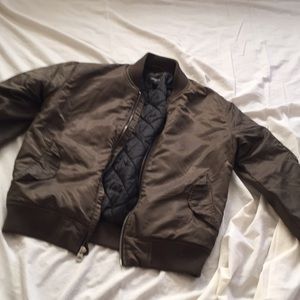 Men’s army green bomber jacket